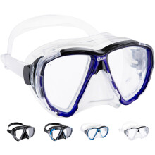 CRESSI Big Eyes Mask ClearBluee Ink Single Big Eyes Mask for Diving and Sn