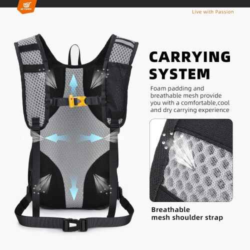 SKYSPER Small Hiking Backpack  25L Travel Rucksack Lightweight Daypack with 2