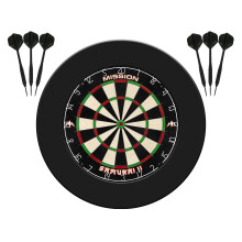 Mission Darts Dart Board Home Centre  Complete Darts Package Including Dart