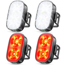 ISEYOU Bike Lights Front and Back UltraSlim USBC Rechargeable Bike Light 56