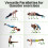 AmazeFan Parallettes Bars Push Up Bars Strength Training For Handstands Ful 6