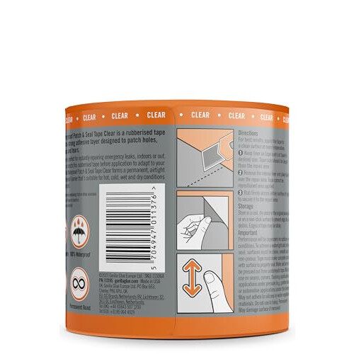 Gorilla WATERPROOF PATCH SEAL CLEAR 2