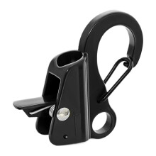 Bootsankerhaken 316 Edelstahl Schnellverschluss mit verstellbarem Clip für Kajaks und Schnellboote 5/8 Zoll