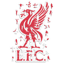 Iconic Puzzles Liverpool Liver Bird Classic Logo 100 ecosustainable wooden
