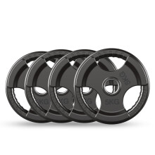 PhysKcal Olympic Weight Plates Set of 4 x 5kg with Rubber Finish 2'' Openin
