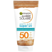 3 x Garnier Ambre Solaire Anti-Age Super UV SPF50 Protection Cream 50ml