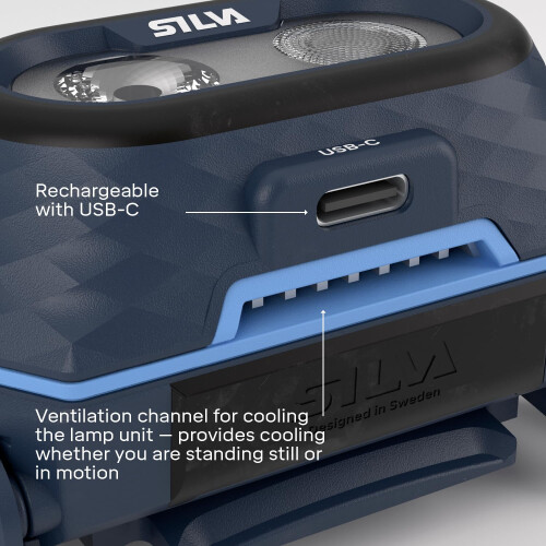 Silva Silva Head Torch Battery Powered  Rechargeable USBC  Explore 5700 Lumen Hea 1
