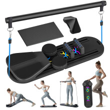 Pilates Reformer Machine 5 in1 Multifunctional Abdominal Board with LED Cou
