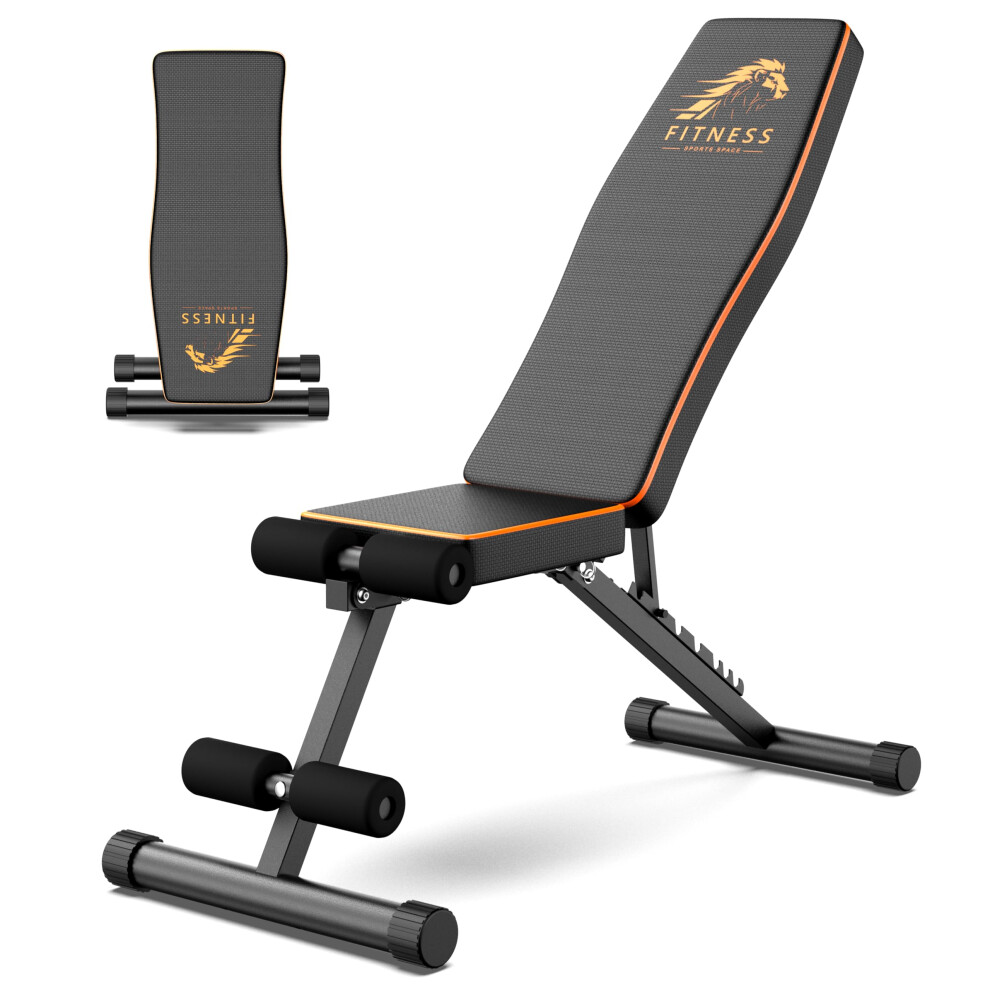 Dskeuzeew Weight Bench 660 Lb Stable Workout Bench 8 Backrest Adjustments A