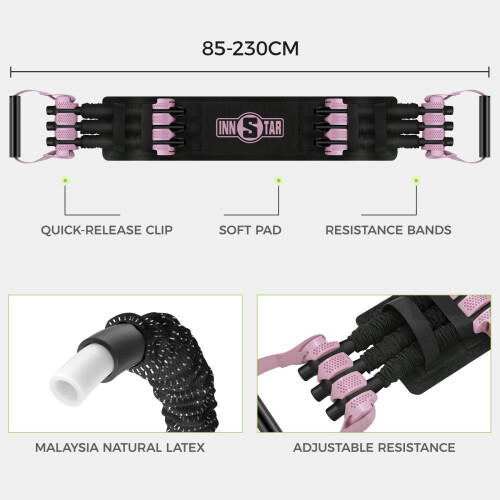 INNSTAR Adjustable Resistance Bands Heavy Bench Press Device for Men and Wo 1