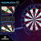 Mission Darts  Samurai 4  Professional Bristle Dartboard  Knife Wire  White 4