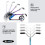 Micro Scooters  Cruiser LED Childrens Scooter  Handlebar Adjustable  Lightw 6