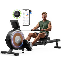 MERACH Rowing Machine for Home Gym Magnetic Rower with 16 Levels of Quiet R