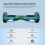 RCB RCB Hoverboards for Kids and Adults 65 inch Hoverboards with Bluetooth  Spe 6