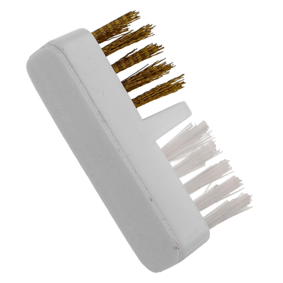 Nail Drill Bit Cleaner Brush with Ergonomic Grip for Fast Dust Removal and Manicure Tool Care
