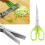 Herb Scissors Stainless Steel Multi Blade Kitchen Shears for Fast Vegetable and Herb Cutting 4