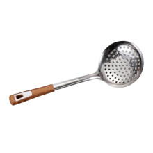 Stainless Steel Skimmer Long Handle Strainer Spoon 14 Inch for Frying Noodles and Soup