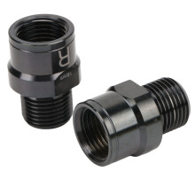 Extensor de pedal de aleación de titanio 16mm negro 0.6in 32g
