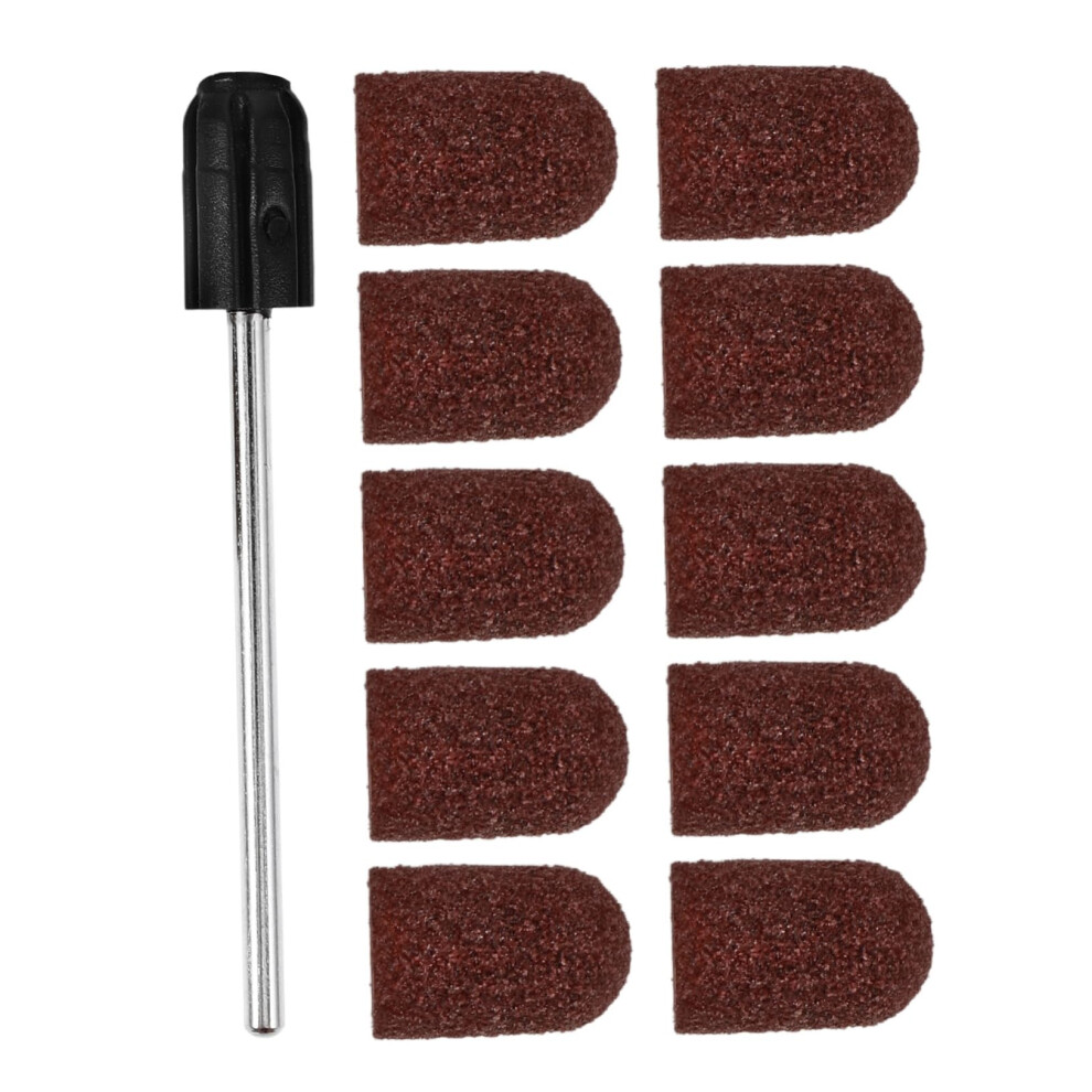 Nail Drill Bits and Sanding Bands Set for Manicure Pedicure Dead Skin Removal and Nail Care
