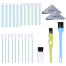 Wisdompro 45 Pieces Cell Phone Cleaning Kit with USB Port Brush Set, Headphone Jack Cleaner and Cleaning Cloth for Mobile Phones, Laptops, Earpho