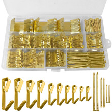 320pcs Heavy Duty Picture Hooks, Picture Hanging Kit for Hard Walls Picture Hanging Hooks with Nails & Hooks Picture Hangers