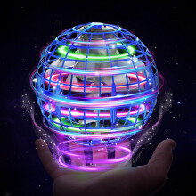 XINHOME Flying Ball Orb Toys 2025，Hover Ball Pro Flying Spinner Toy， UFO RGB Cool Stuff Globe Orbi Magic Boomerang Hand Controller Mini Drone for