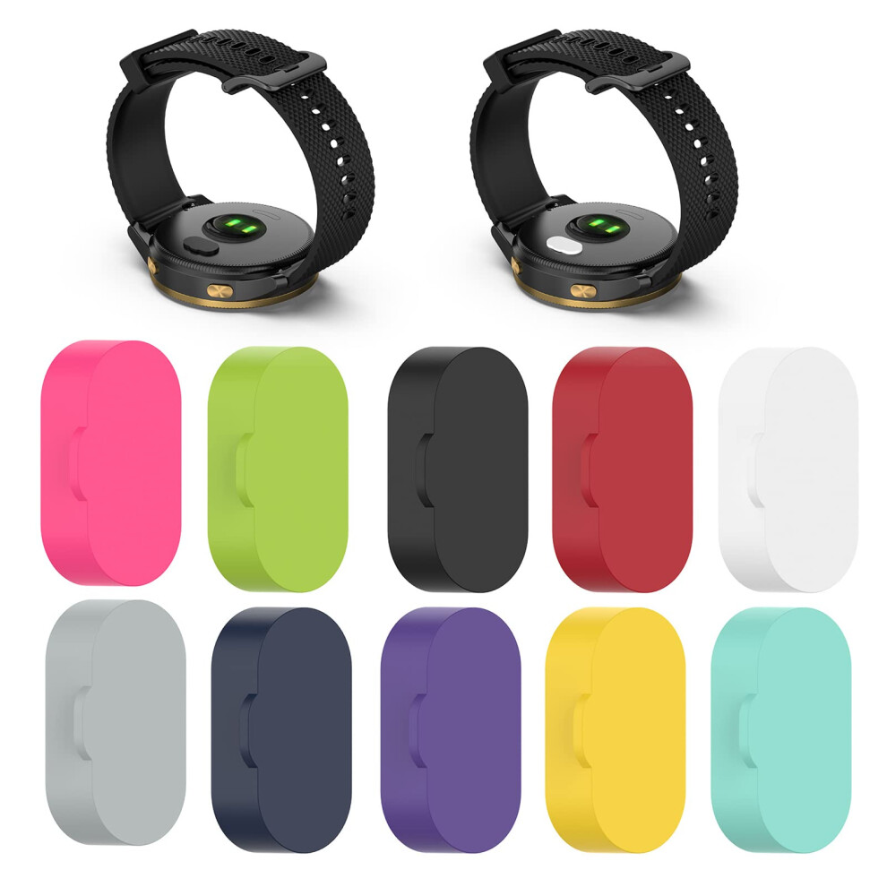 Lokeke Dust Plug For Garmin Forerunner 265, 10 Pics Silicone Charger Port Dust Plug Protector Anti-Dust Plugs Caps For Garmin Forerunner 265/265S 35159391
