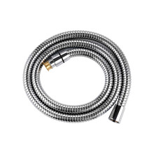 Hibbent 1.25m Shower Hose-10mm(Inner) Large Bore Shower Hose,Super Low Water Pressure Boosting Shower Hoses with Chrome, Universal Anti-Kink ,Lea