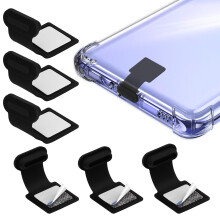 Cobee Type C Port Dust Plugs, USB C Dust Cover Caps Phone Type-C Anti Dust Charging Port Plug Silicone Dust Protectors with Removable Adhesive Co