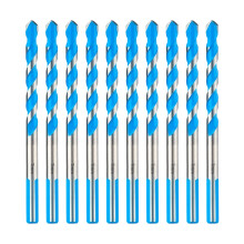 Toolant 7mm Carbide Masonry Drill Bit Set, Shockproof Hammer Drill Bit Set for Concrete/Tile, Industrial Strength - Box of 10