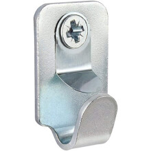 Heavy Duty Safety Picture / Mirror Hooks with Screws and Wall Plugs - 15kg Load… (2 Pack)