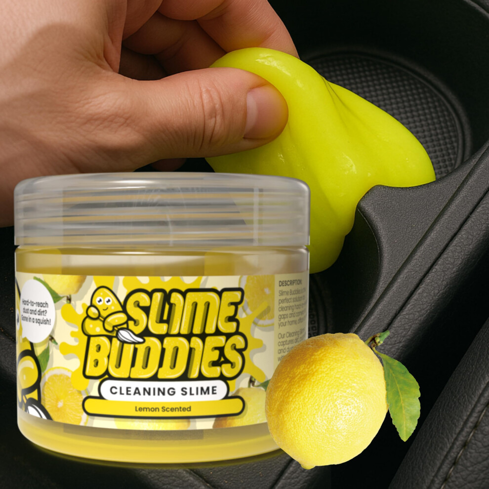 Slime Buddies Cleaning Putty Gel | Car Cleaning Gel For Air Vents & Interiors, Computer, Macbook & Laptop Keyboard Cleaner | Clean Hard To Reach 32667134