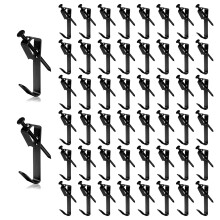 100 Pcs Picture Hanging Hooks with Nails, Heavy Duty Photo Frame Hanging Kit for Wood Drywall, Up to 30 lbs, Ideal for Frames Mirrors Wall Art, I