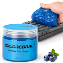 COLORCORAL Keyboard Cleaner Gel for PC Laptop Reusable Car Cleaning Gel Cleaner Slime for Car Dashboard, Universal Dust Cleaner Cleaning Putty fo