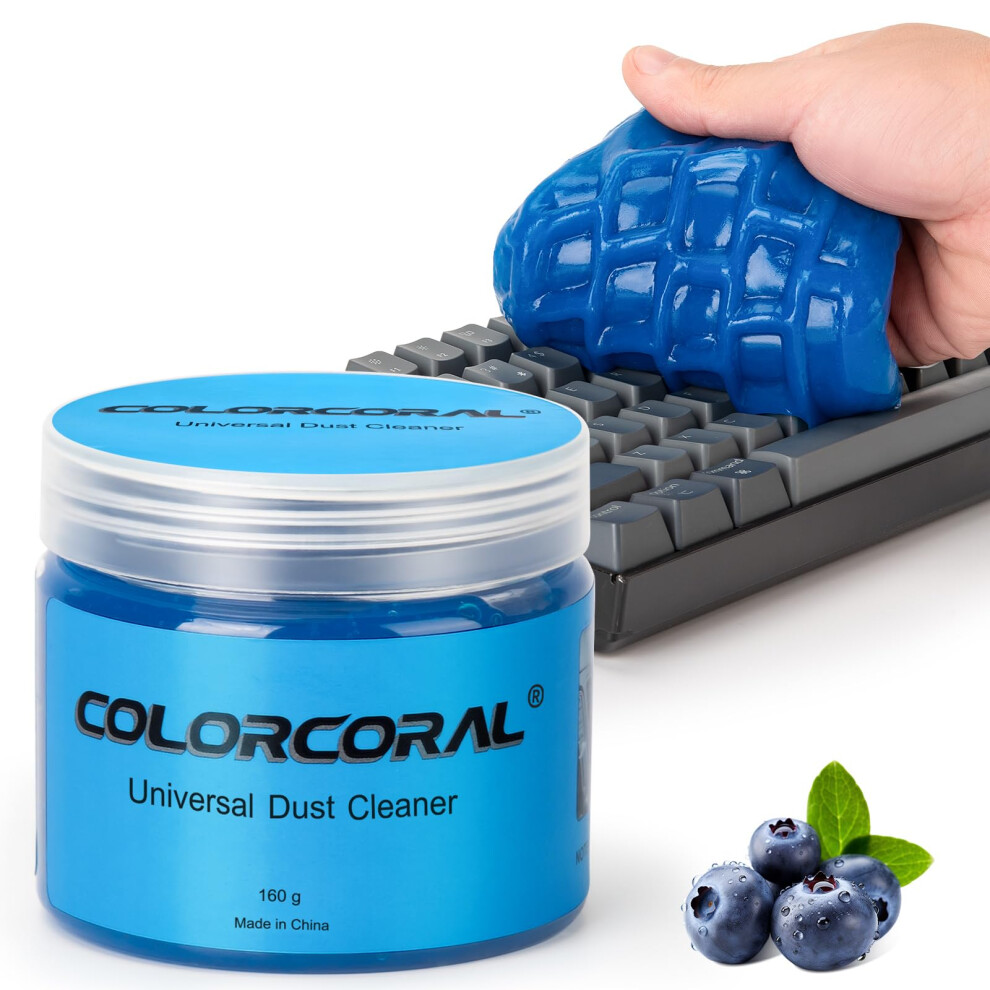 Colorcoral Keyboard Cleaner Gel For Pc Laptop Reusable Car Cleaning Gel Cleaner Slime For Car Dashboard, Universal Dust Cleaner Cleaning Putty Fo 49723472