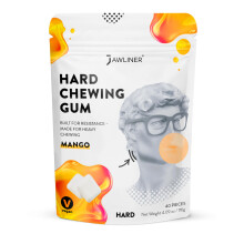 Jawliner Jawline Chewing Gum Hard Chewing Resistance Workout Gum for Jawline Sculpting Hard Chewing Gum for Jaw Strength Facial Fitness Jaw Trai