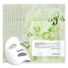 [PKY] Pyunkang Yul Highly Moisturizing Mask Pack for Quickly Soothing Troubled Skin, 100% Bamboo Sheet, 3 types of Calming Ingredients, Vegan, Ze