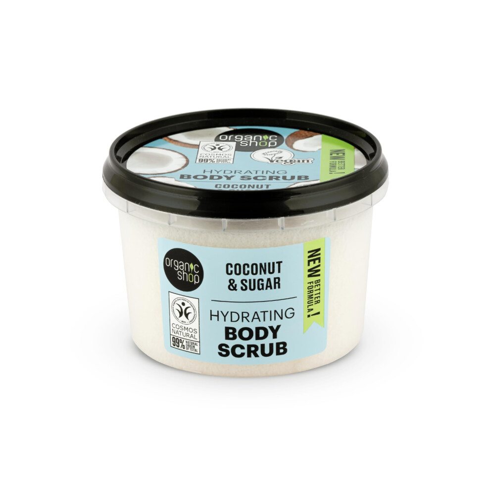 Organic Shop 250Ml Body Scrub Hydrating Coconut