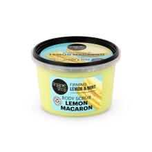Organic Shop 250ml Body Scrub Firming Lemon Macaron Lemon & Mint