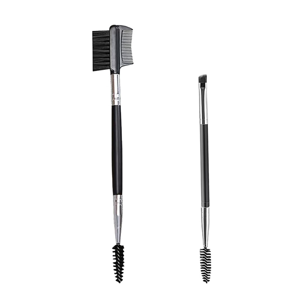 Aeuezxx Eyebrow Brush, 2 Pcs Eyelash Comb, Double-Ended Eyelash Comb, Eyelash Brush, Double-Sided Eyebrow Brush, Eyelash Separator, Makeup Tool, For Modi