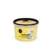 Organic Shop 250ml Body Scrub Spring Spirit Gentle Care Lemon & Marzipan