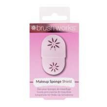 Brushworks Makeup Sponge Shield – Silicone Beauty Sponge Holder for Clean, Hygienic & Organised Storage – Ventilated & Travel-Friendly