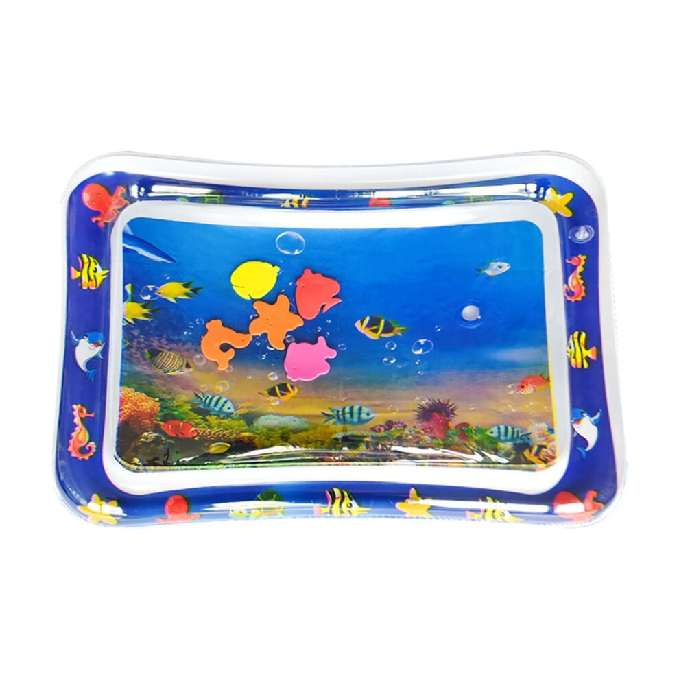Pet Month Deals! Water Playmat for Dogs & Cats, Thickened Water Sensor Mat with Fish, Sensory Play Pad for Pets & Kids, Cool Comfort