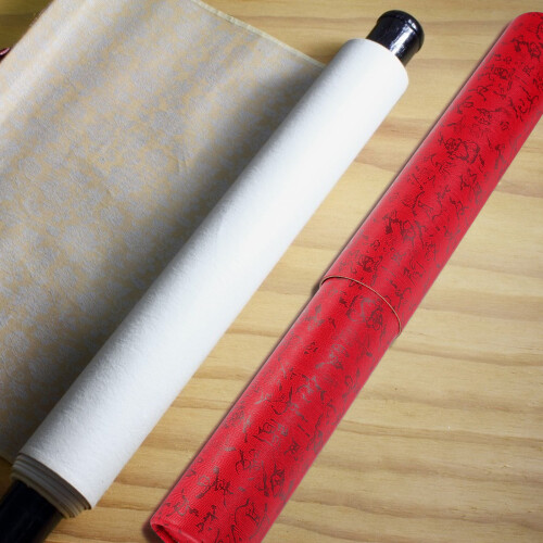 Extendable Playmat Tube for Art Storage (Red) 2