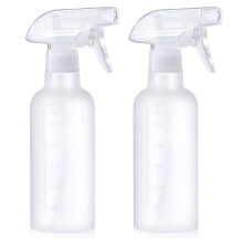 VEXPLO Plastic Spray Bottles Small Spray Bottles for Hair Cleaning Plants Pet, Mist/Stream Adjustable, BPA-free Water Mist Spray Bottle 300ml, 2