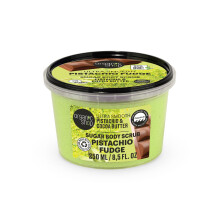 Organic Shop 250ml Body Scrub Ultra Smooth Pistachio Fudge (Dubai Chocolate) Body Scrub Pistachio & Cocoa