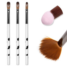 3 Pcs Acrylic Nail Brush Set,Size 8/10/14 Nail Brush Set for Nail Extension Acrylic Nail Art Design Women Gift Set – Manicure & Pedicure Nail Bru