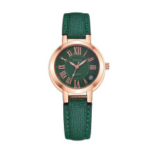ZKCCNUK Watch Women's Gift TPOFHS/ DLH Roman Numeral Scale Imitation Leather Watch Gifts for women Up to 30% off Clearance
