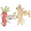 Guangmc Girls Easter Rhinestone Rabbit Carrot Stud Earrings 2