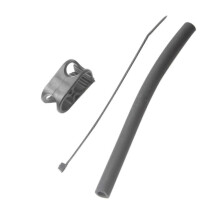 Nylon-Ersatz-Kiteboard Kitesurfing Kite Ein Pumpventil-Schlauch Klemme Getriebekit Zubehör Kite-Schlauch und Klemme